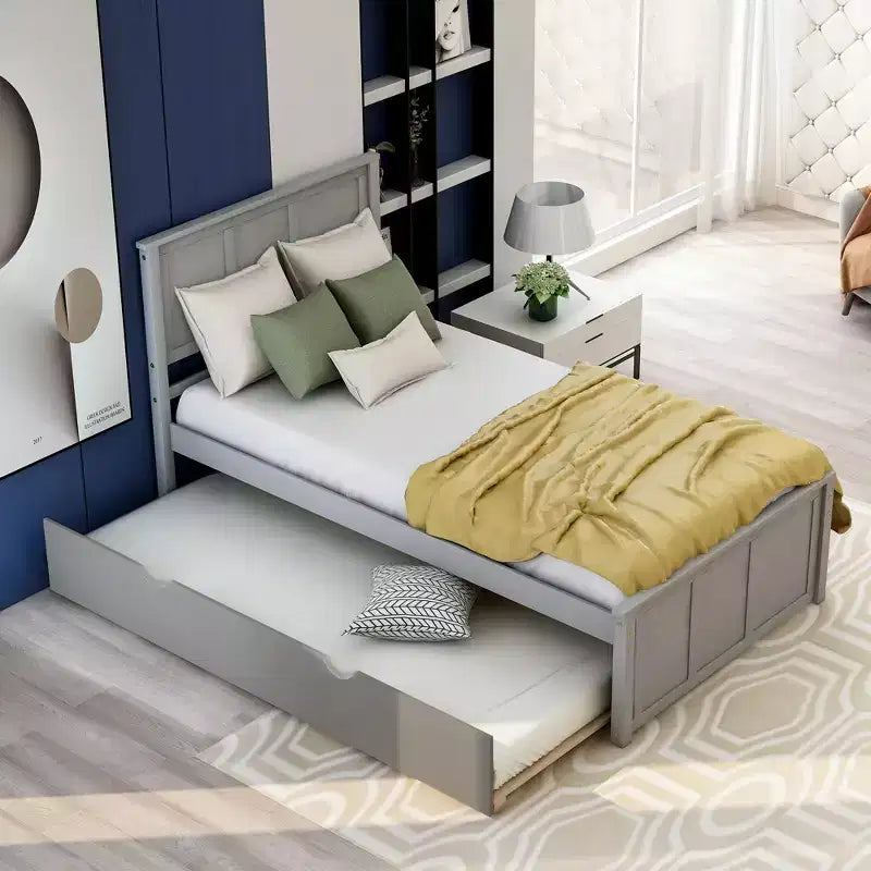 Struttura Letto Matrimoniale con 1 Cassetto e 2 Ruote, Divano Letto Matrimoniale e Set Telaio Letto Estraibile Divano Letto e Struttura Letto Estraibile Adatti per Camere da Letto Familiari