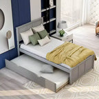 Struttura Letto Matrimoniale con 1 Cassetto e 2 Ruote, Divano Letto Matrimoniale e Set Telaio Letto Estraibile Divano Letto e Struttura Letto Estraibile Adatti per Camere da Letto Familiari