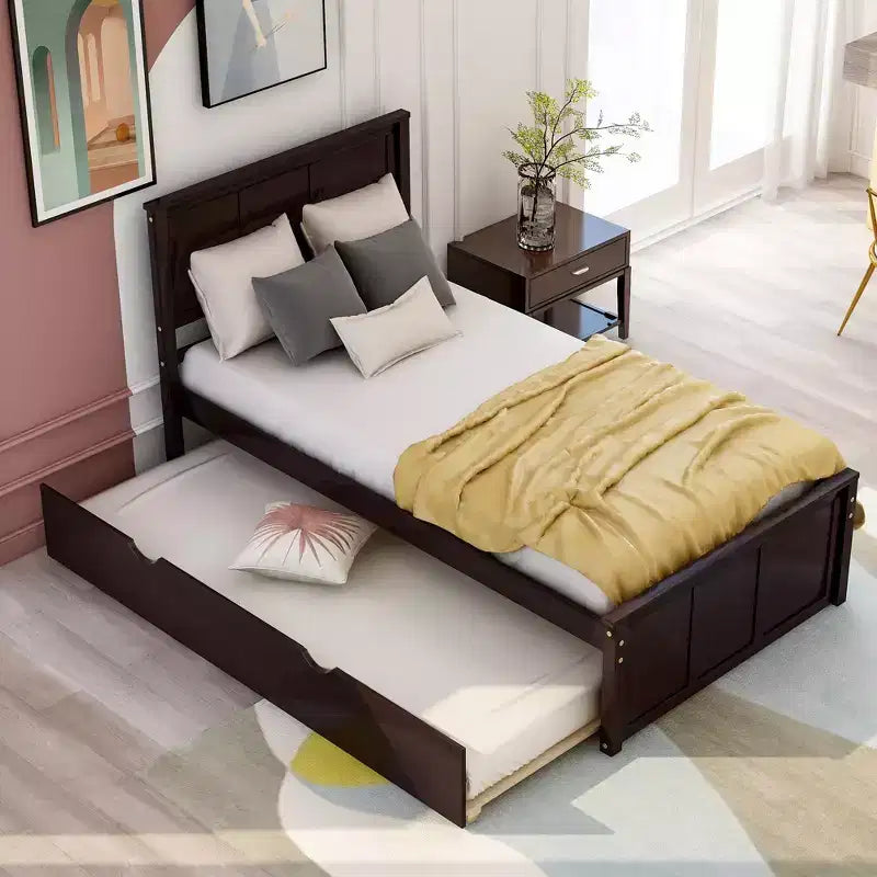 Struttura Letto Matrimoniale con 1 Cassetto e 2 Ruote, Divano Letto Matrimoniale e Set Telaio Letto Estraibile Divano Letto e Struttura Letto Estraibile Adatti per Camere da Letto Familiari