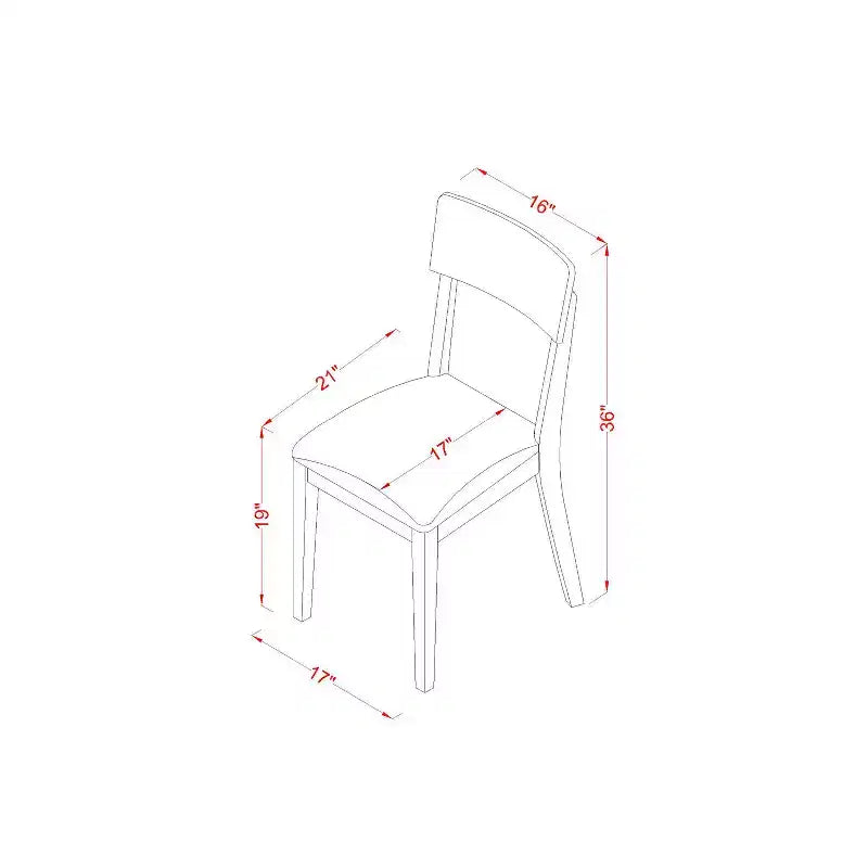 Set da pranzo 5 pezzi con piano in legno massello finitura bianco lino - 4 posti a sedere