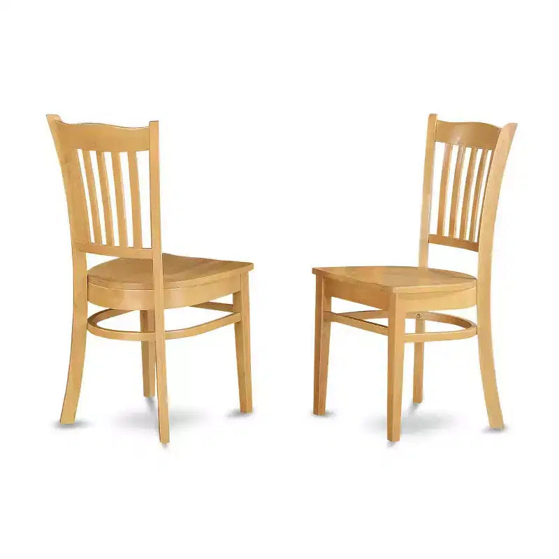 Tavolo da pranzo rettangolare a 5 pezzi in legno massello con finitura in rovere naturale, 2 panche, 2 sedie