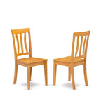 Set da pranzo salvaspazio con tavolo a ribalta a 3 pezzi in legno massello con finitura quercia marrone naturale
