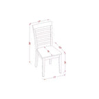Set da pranzo 3 pezzi con piano in legno massello finitura mogano e tavolo con ribalte