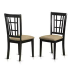 Set Sala da Pranzo 7 Pezzi Tavolo da Cucina con Sedie - Set Dinette in Legno Massello