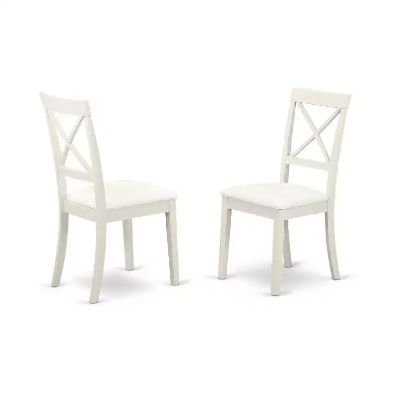 Set Dinette 3 Pezzi - Tavolo Rotondo da Cucina e 2 Sedie da Pranzo - Design Salvaspazio