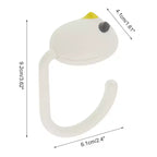 Unique Bargains Durevole Supporto Fascia per Capelli per Bordo Scrivania a Forma di Gatto Organizzatore 1 pz