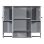 Mobiletto da bagno, armadietto a muro con specchio, portasciugamani, pensile in legno per cucina, soggiorno, lavanderia
