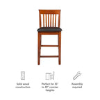Sgabello da bar altezza bancone Torino Craftsmen 24