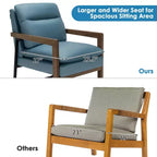 Set di 2 Poltrone Moderne Accent Lounge con Gambe in Legno e Staffa in Acciaio Giallo/Blu/Verde